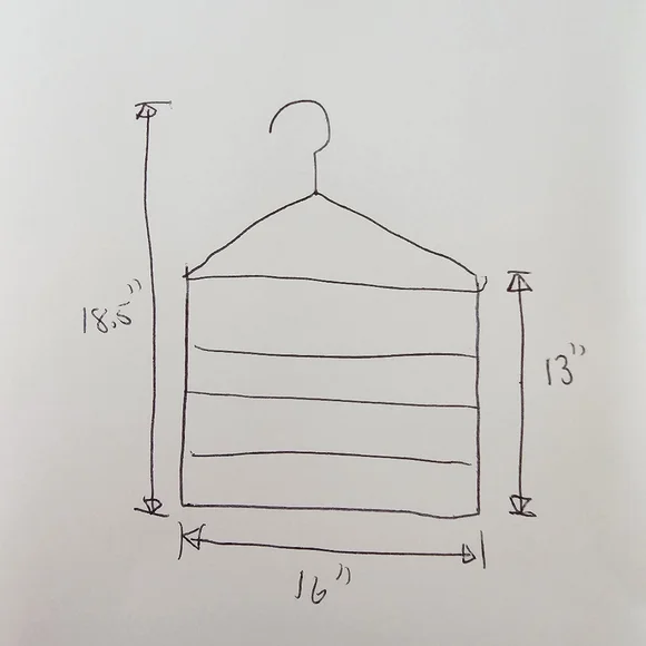 Chrome Metal 5-Tier Swing-Arm Hanger - Picture 5 of 5